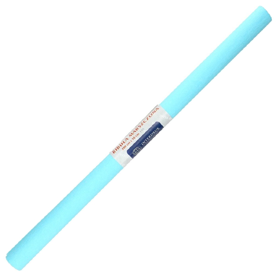 Bibuła marszczona lazurowa 