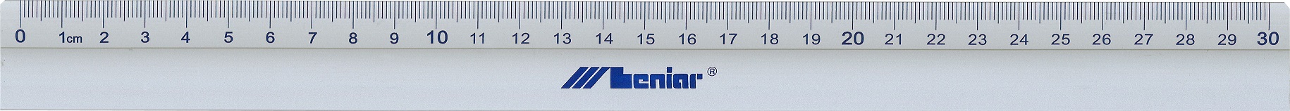 Linijka metalowa 30 cm bez uchwytu | biuroweokazje.pl | Zamów od ręki!