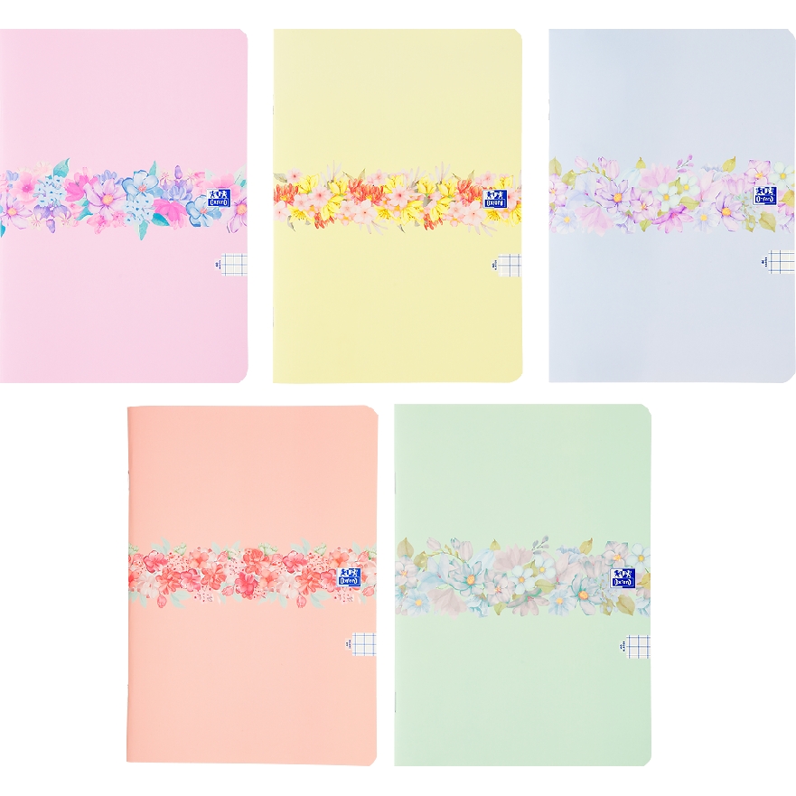 Zeszyt A5 60k kratka Oxford flowers | biuroweokazje.pl | Zrób dobry zakup