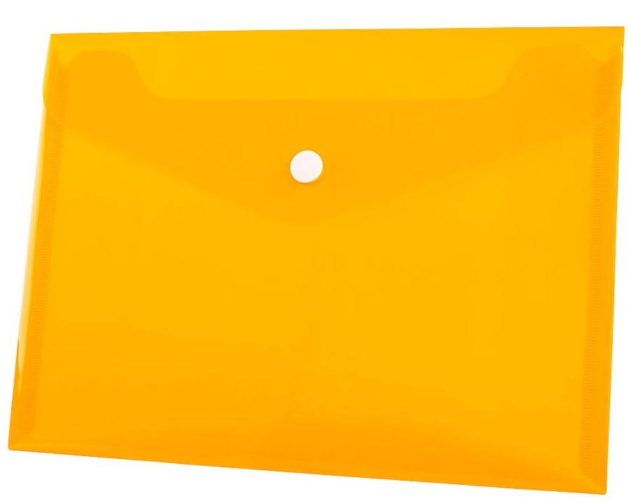 Koperta pp na zatrzask A5 pomarańczowa Tetis | biuroweokazje.pl | Sprawdź ofertę!