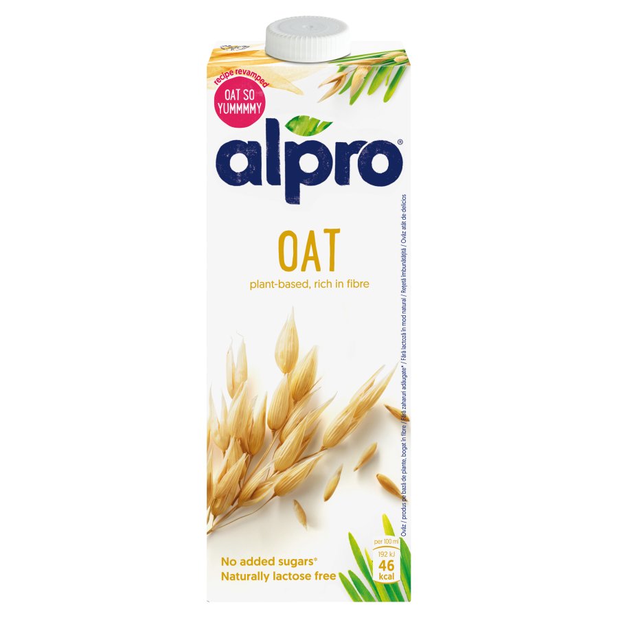Napój roślinny Alpro owsiany 1 l (minimalna sprzedaż = zestaw 8 sztuk) | biuroweokazje.pl | Kup online!