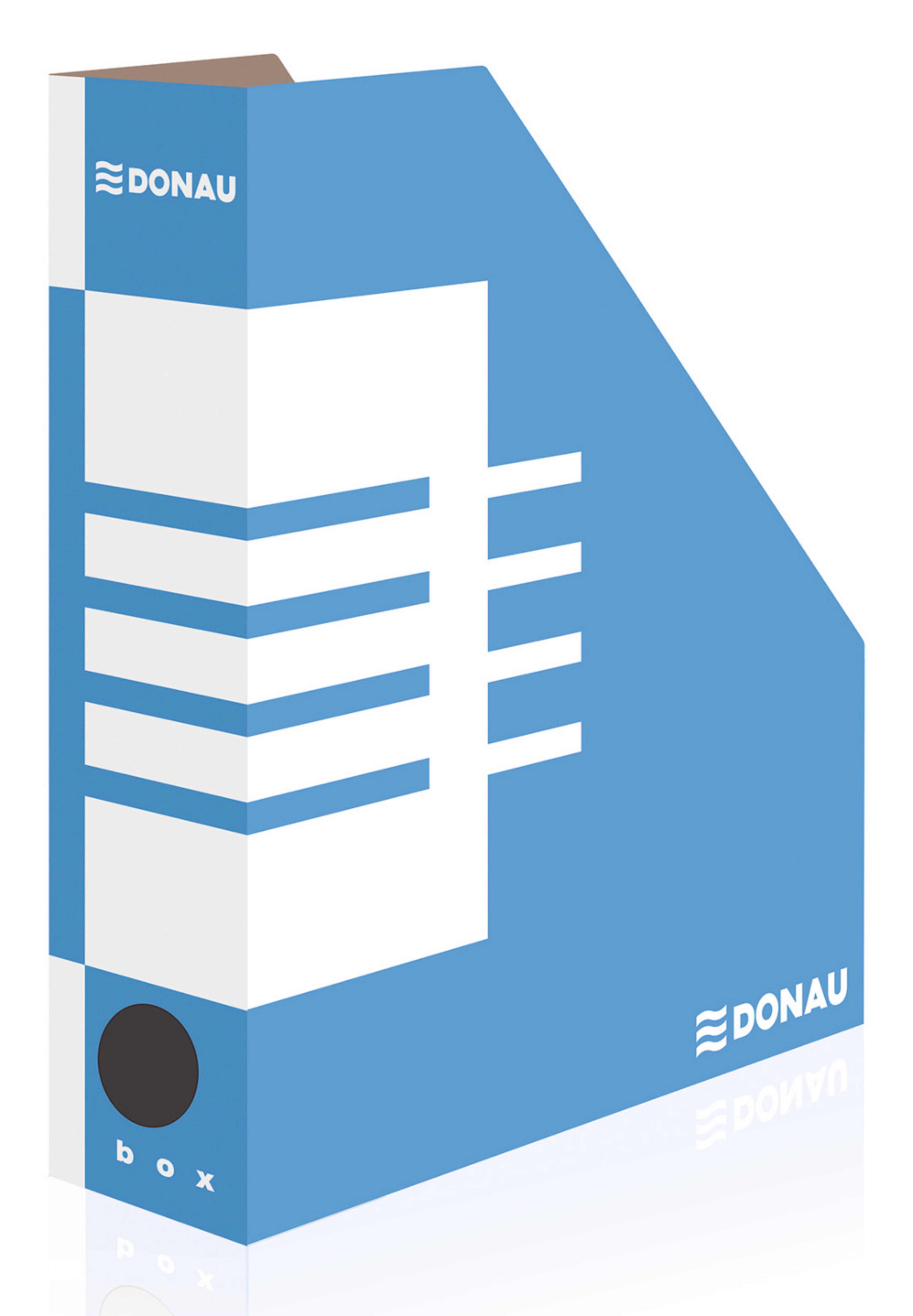 Pojemnik Donau na czasopisma 10 cm ścięty | biuroweokazje.pl | Zamów od ręki!