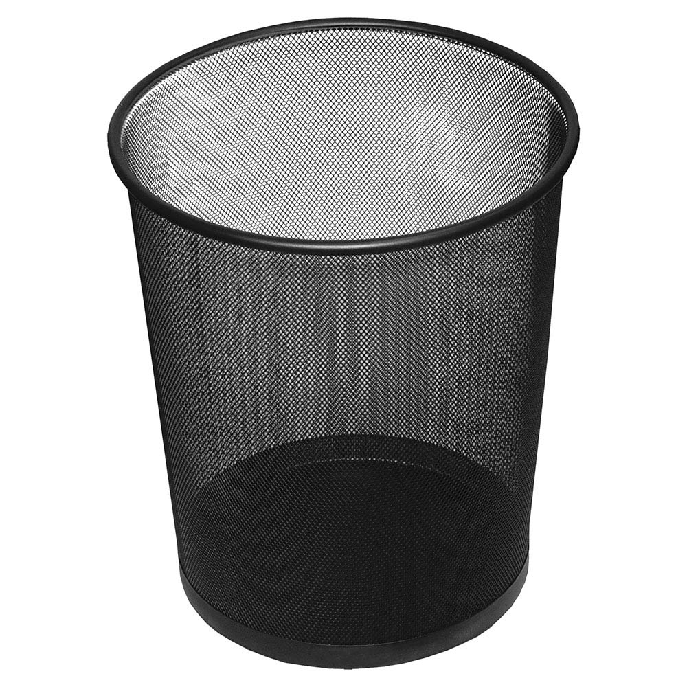 Kosz na śmieci siatka czarny 12 l | biuroweokazje.pl | Weź najlepsze!
