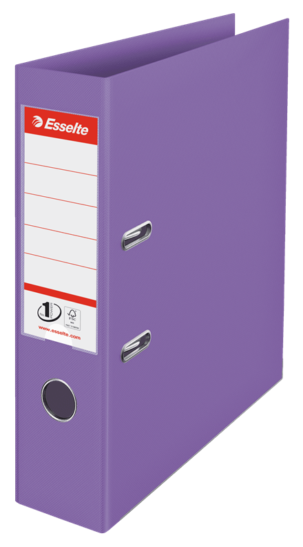 Segregator Esselte no1 colour'breeze A4 75 mm lawendowy | biuroweokazje.pl | Kup teraz!