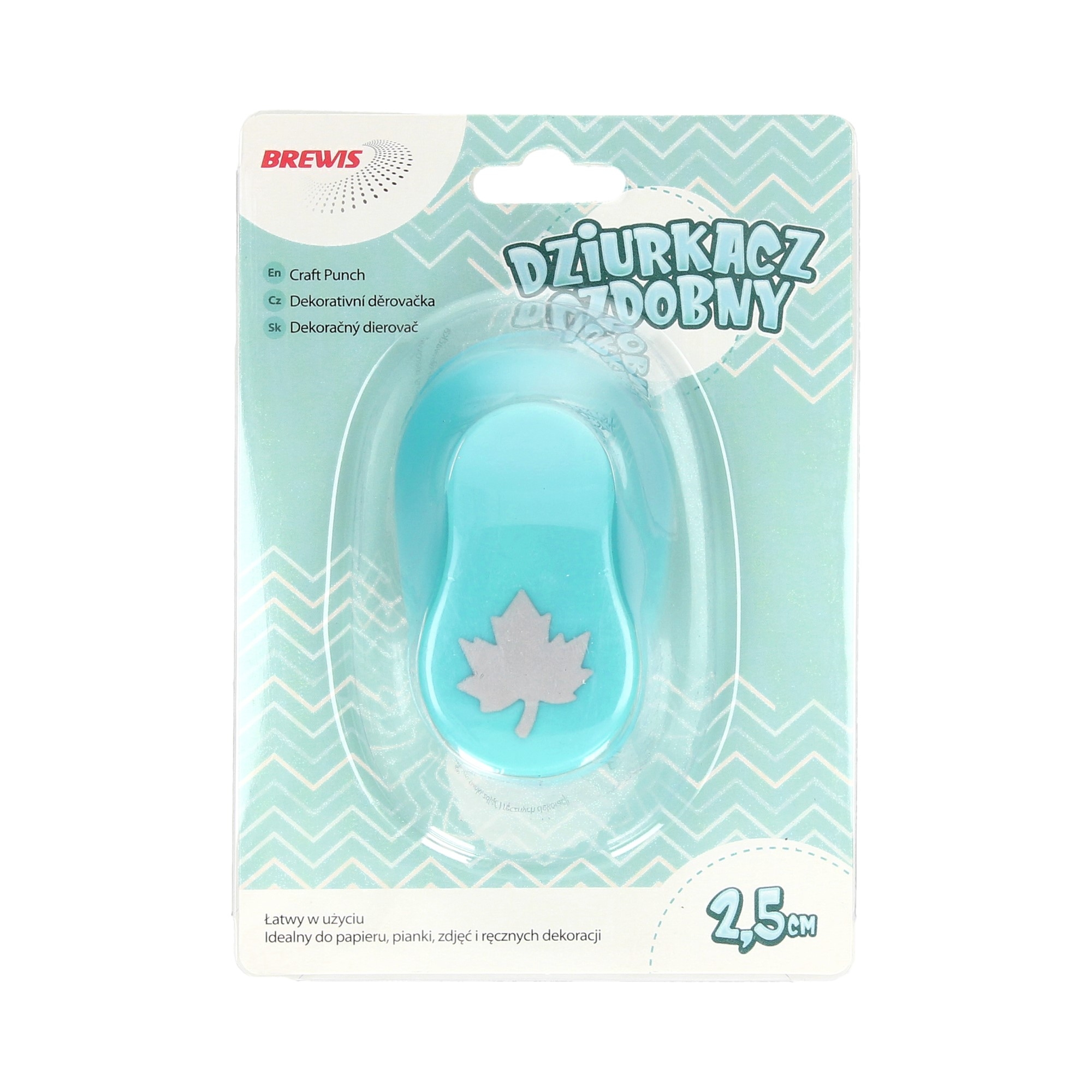 Dziurkacz ozdobny 2,5 cm liść do biura | biuroweokazje.pl | Zamów teraz!