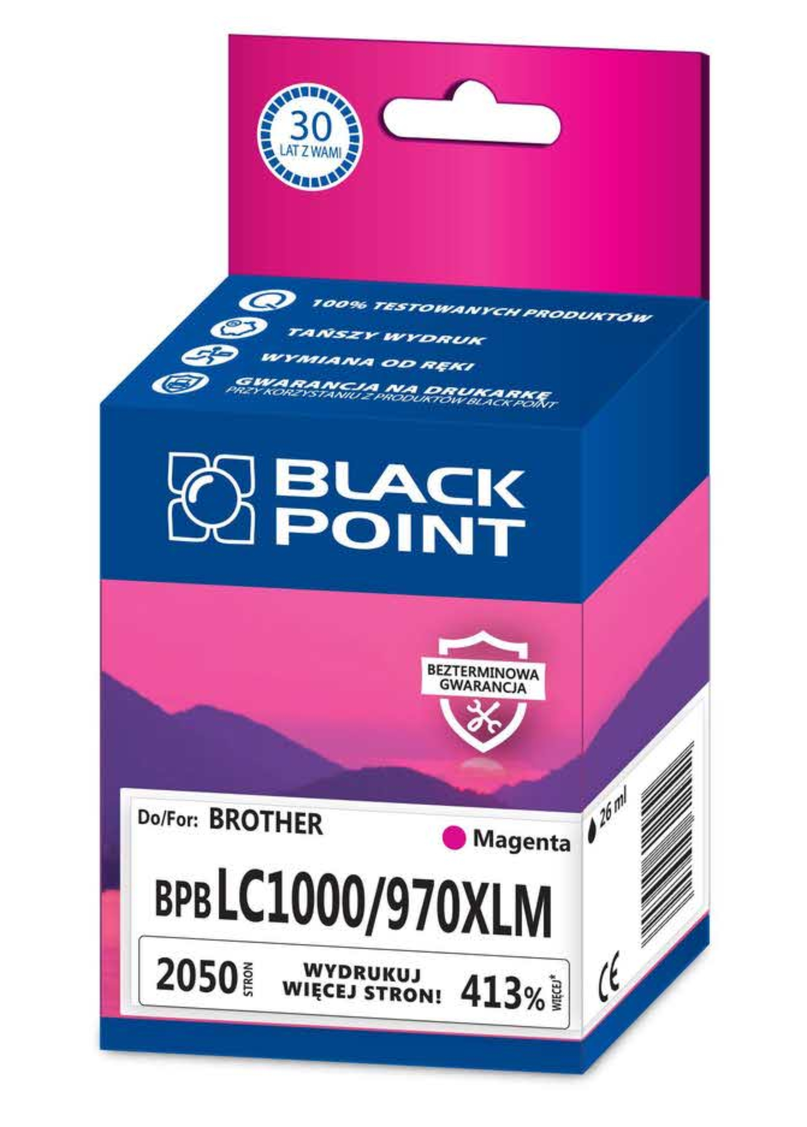 Cartrige -Brother lc970m magenta Black Point | biuroweokazje.pl | Odkryj świetną okazję