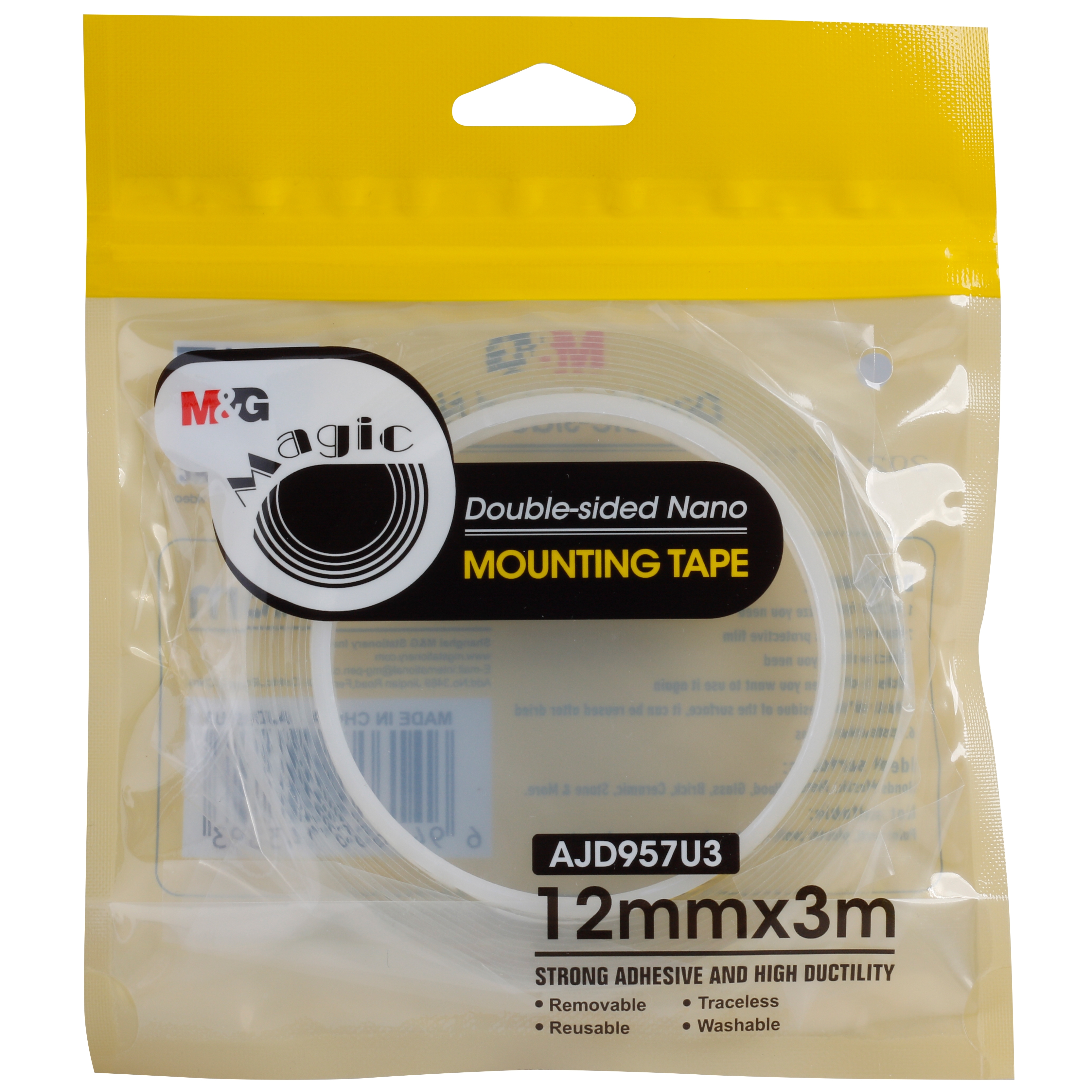 Taśma dwustronna nano tape 12 mm x 3 m | biuroweokazje.pl | Kup wyjątkowo!