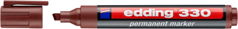 Marker permanentny e-330 Edding 1-5 mm brązowy | biuroweokazje.pl | Nie przegap!