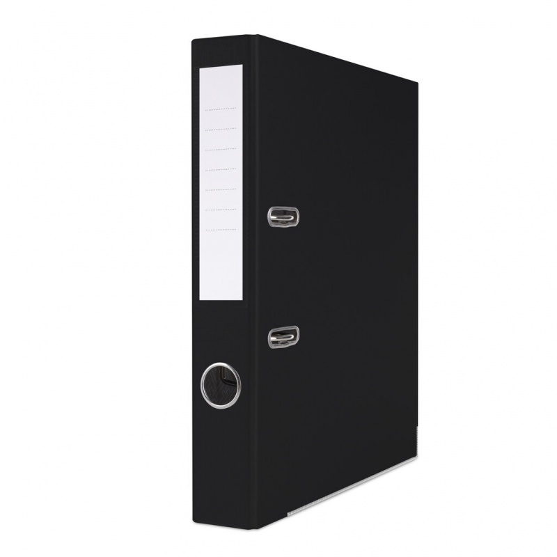 Segregator basic-s z szyną, pp, A4 50 mm, czarny | biuroweokazje.pl | Wybierz hit!