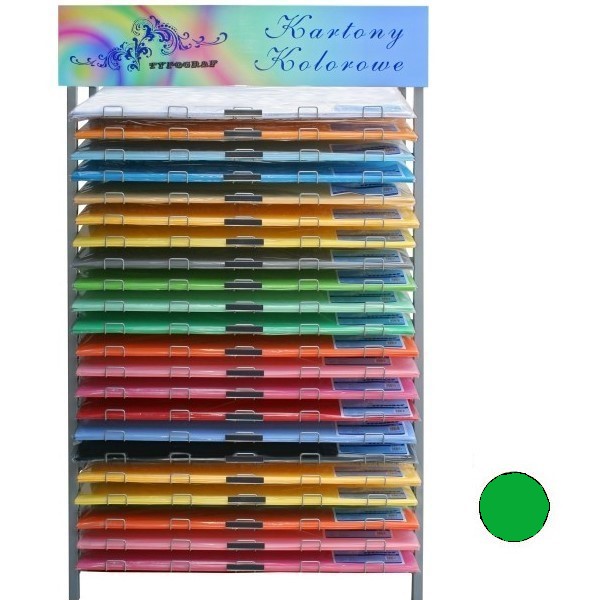 Karton kolorowy Typograf B1 230 g/m2 zielony | biuroweokazje.pl | Zamów natychmiast!
