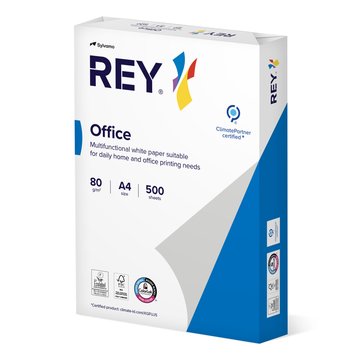 Papier ksero Rey Office A4 80 g zestaw 500 arkuszy | biuroweokazje.pl | Zamów od ręki!