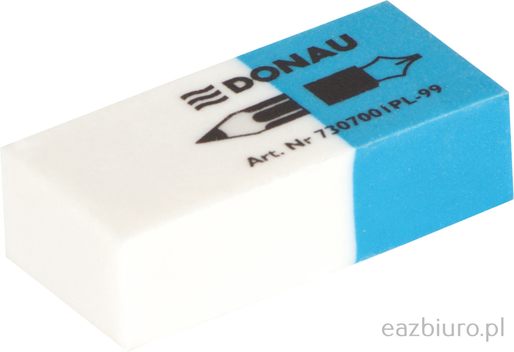 Gumka Donau wielofunkcyjna niebiesko-biała | biuroweokazje.pl | Wybierz mądrze!