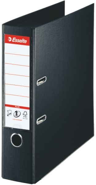 Segregator Esselte vivida plus, A4, A4 80 mm, czarny | biuroweokazje.pl | Nie przegap!