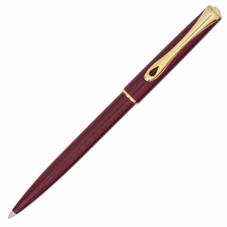 Długopis Diplomat Traveller Dark Red Gold | biuroweokazje.pl | Zamów teraz!