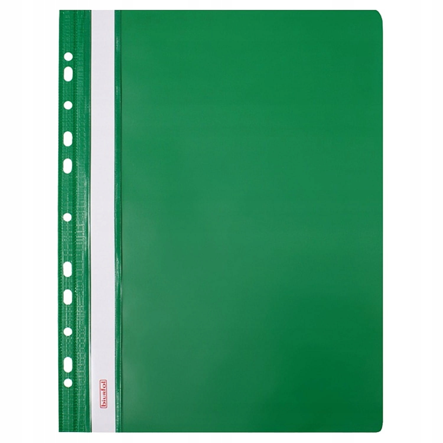 Skoroszyt Plastikowy oczkowy miękki zielony | biuroweokazje.pl | Kup wyjątkowo!
