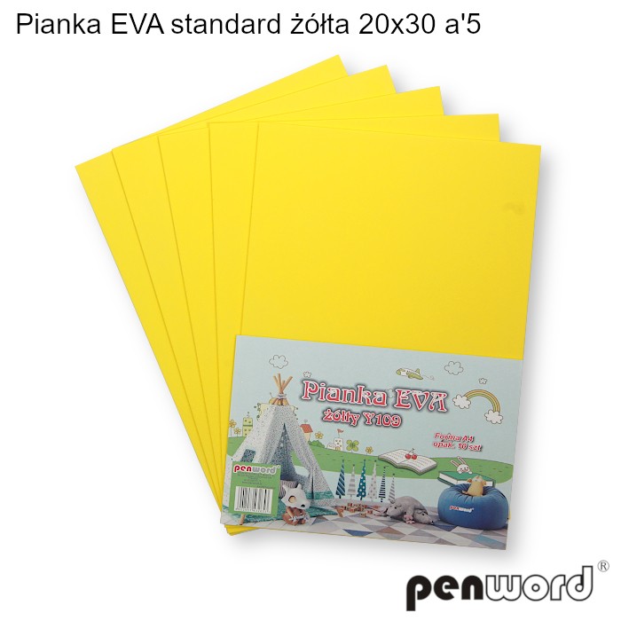 Pianka eva standard żółta 20x30 a'5 | biuroweokazje.pl | Skorzystaj dziś!