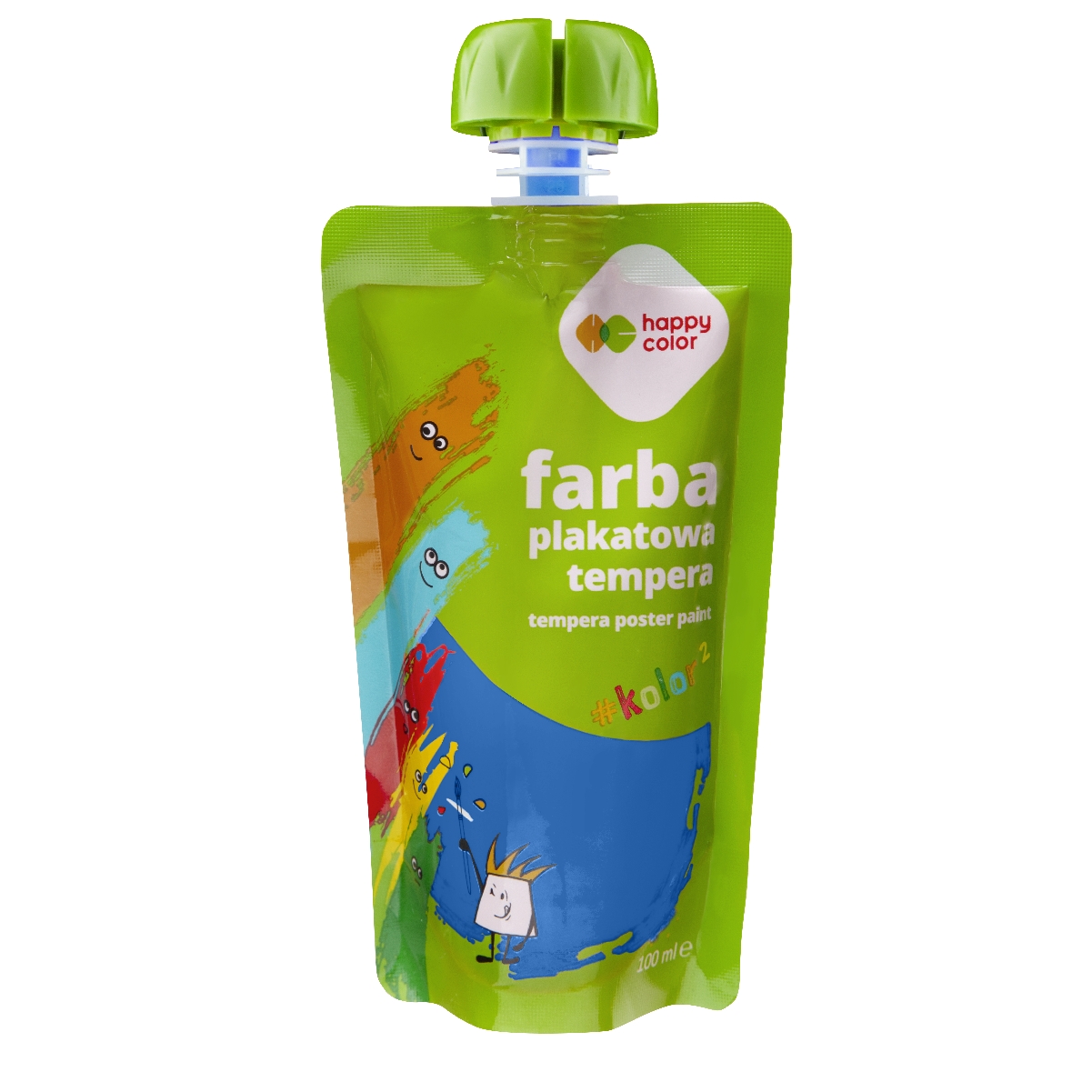 Farba plakatowa tempera w saszetce 100 ml niebieski | biuroweokazje.pl | Kup z dostawą!