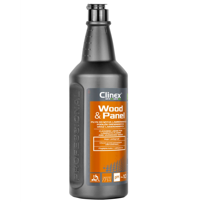 Clinex płyn do mycia drewnianych podłóg i paneli | biuroweokazje.pl | Zamów już dziś