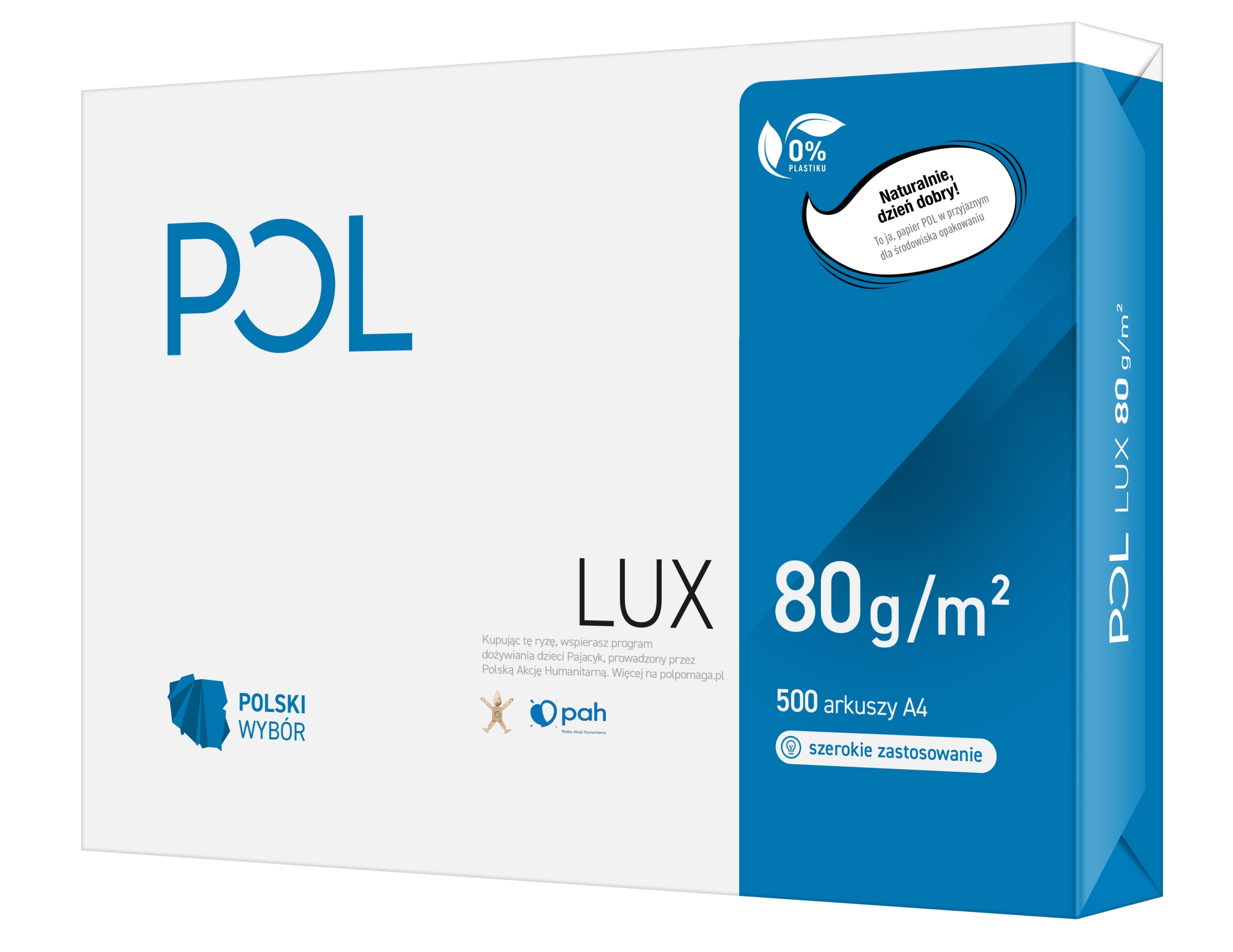 Papier ksero pollux A4 80 g/m2 zestaw 500 arkuszy klasa B | biuroweokazje.pl | Działaj teraz!