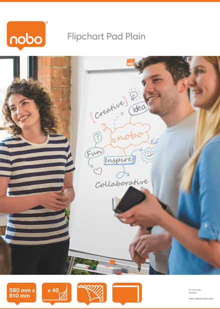 Blok do flipcharta Nobo 40 kartek 58 x 81 cm | biuroweokazje.pl | Skorzystaj z topowej oferty
