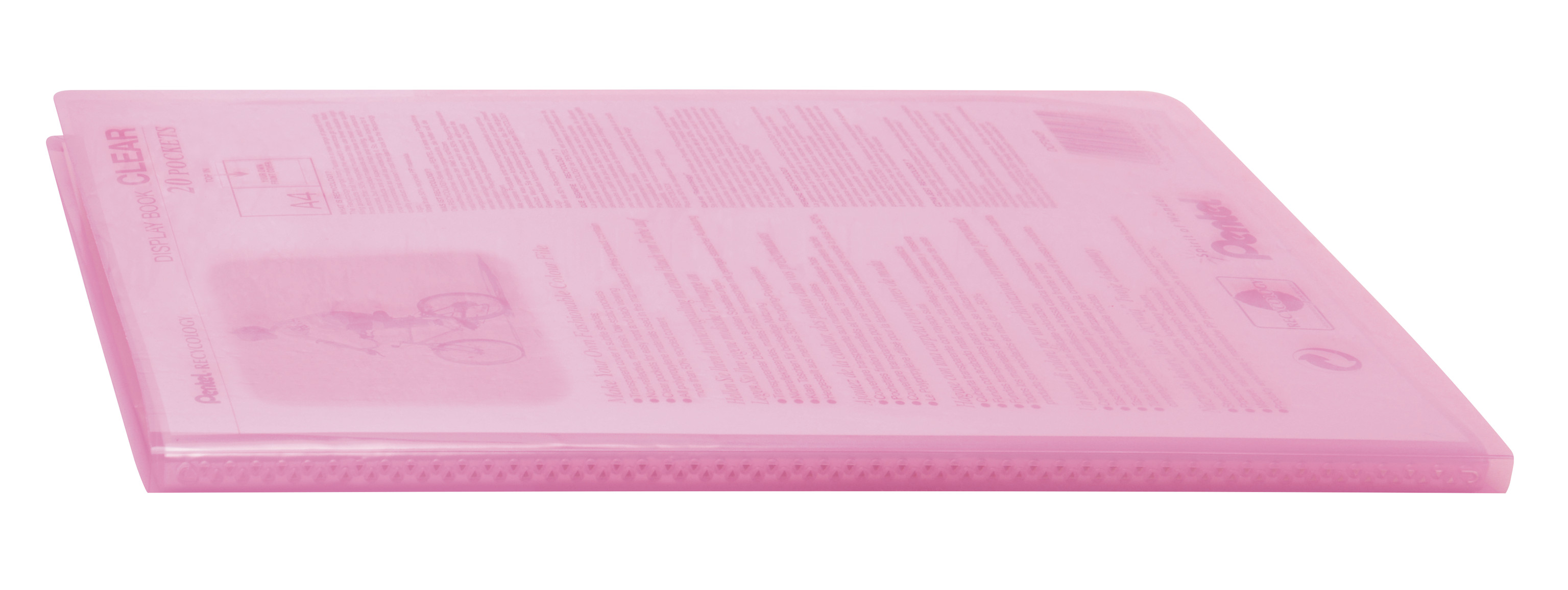 Album ofertowy Pentel clear dcf242 różowy | biuroweokazje.pl | Zamów bez czekania