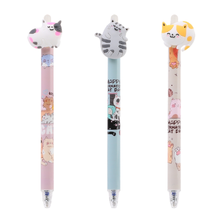 Długopis żelowy wymazywalny au Tomatyczny niebieski kotek | biuroweokazje.pl | Weź okazję!