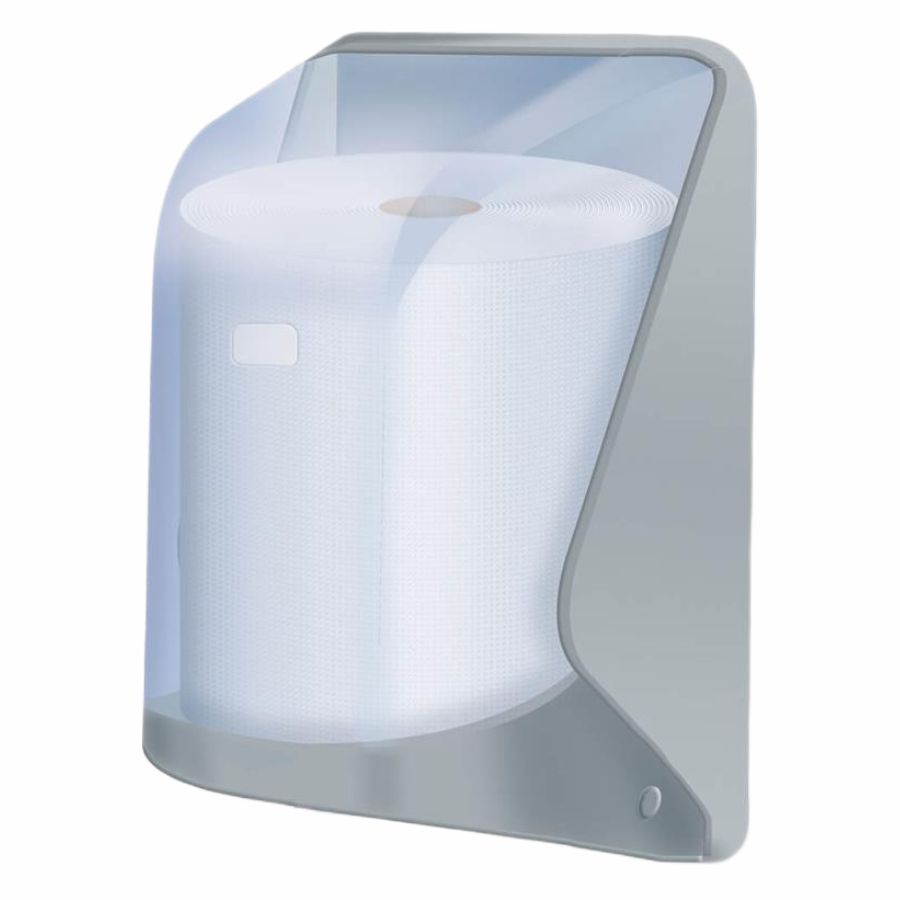 Dozownik ręcznika w systemie Center Pull transparentny | biuroweokazje.pl | Zamów od ręki!