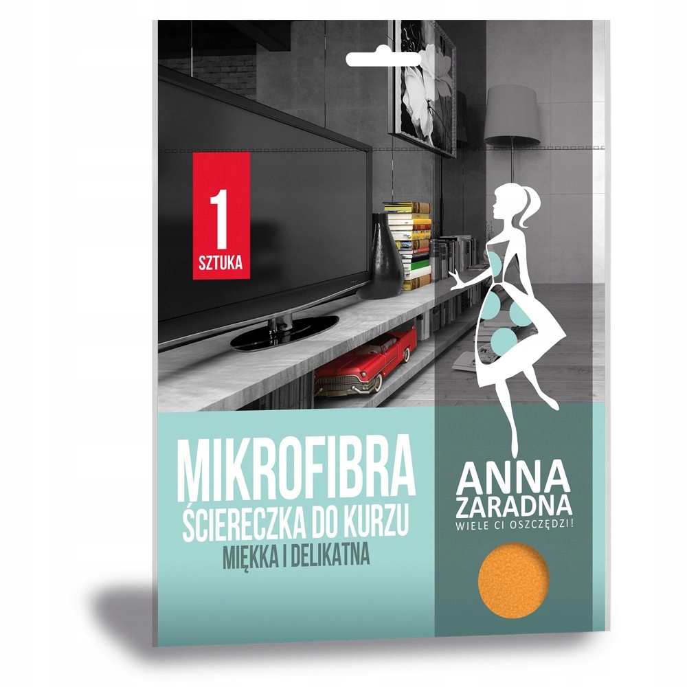 Ściereczka z mikrofibry do kurzu Anna Zaradna | biuroweokazje.pl | Zamów bezpiecznie!