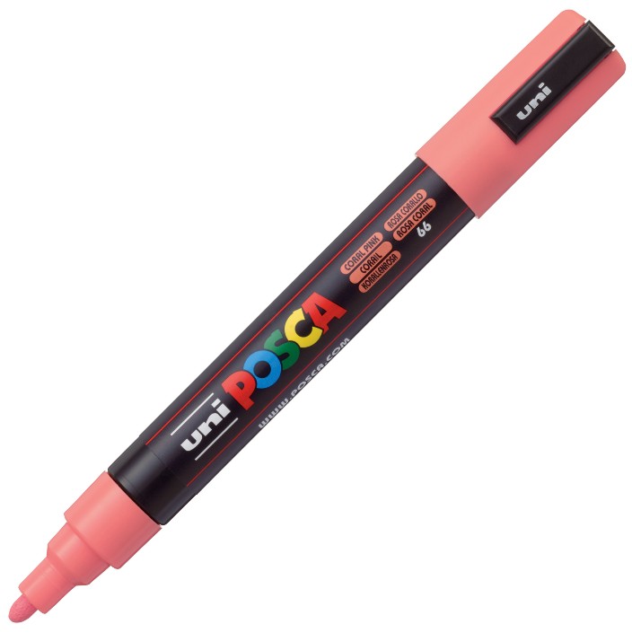 Pc-5 m pastelowy koralowy marker posca uni | biuroweokazje.pl | Kup z rabatem!