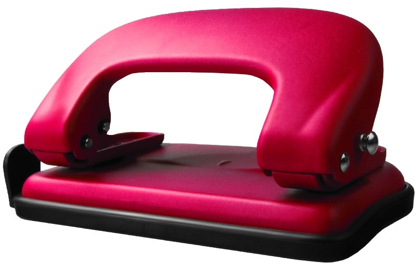 Dziurkacz Tetis gd008 czerwony metalowy | biuroweokazje.pl | Zyskaj więcej!