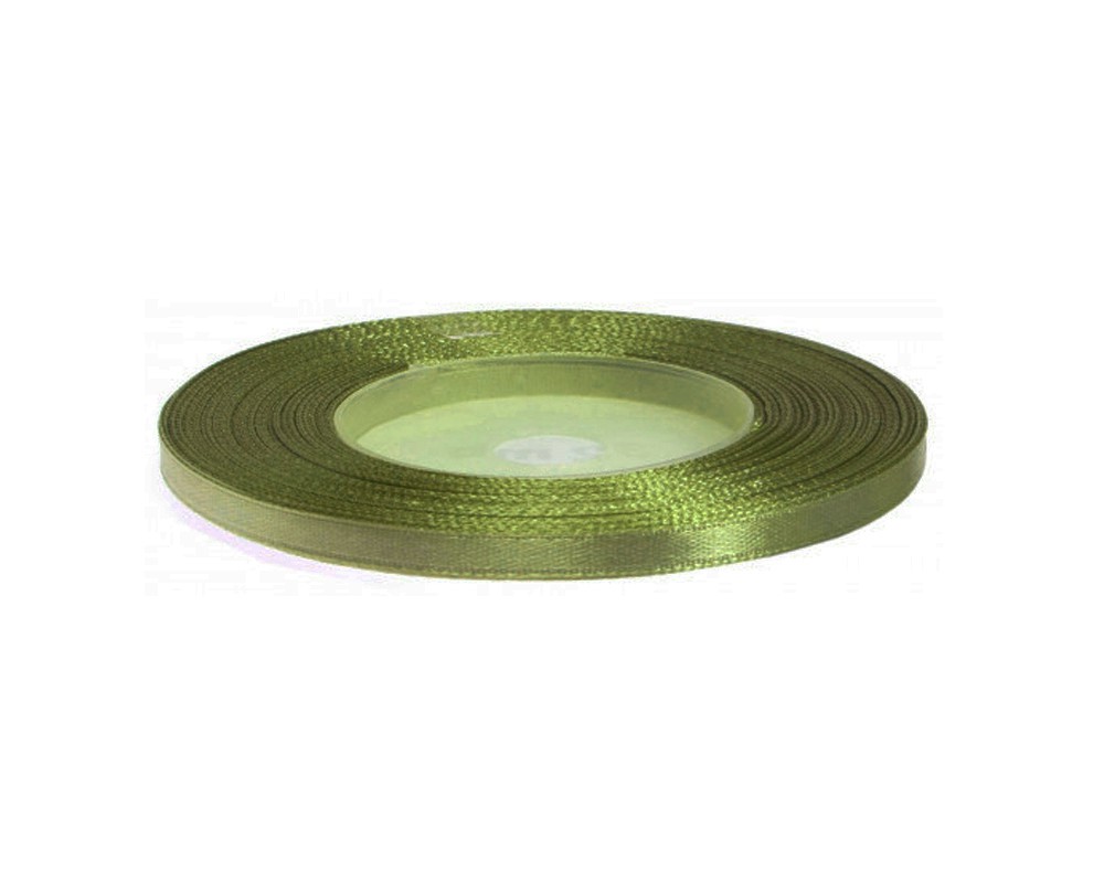 Wstążka Brewis satynowa 6 mm 32 m oliwkowy | biuroweokazje.pl | Zamów rozsądnie!