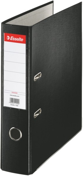 Segregator Esselte A4, ekonomiczny A4 75 mm, czarny | biuroweokazje.pl | Kup w promocji!