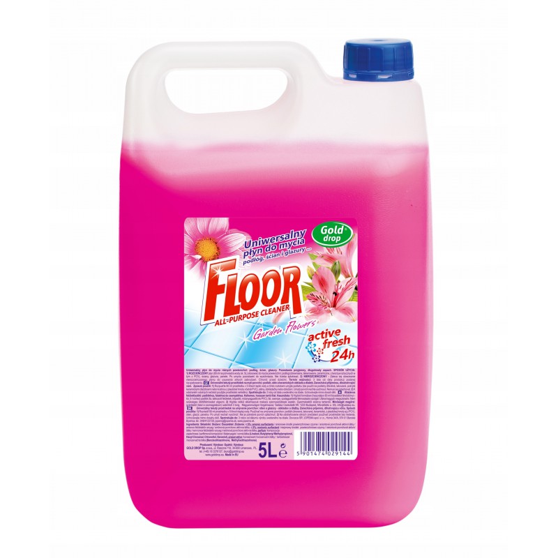 Płyn do podłóg Floor 5 l kwiaty ogrodów | biuroweokazje.pl | Zamów korzystnie!