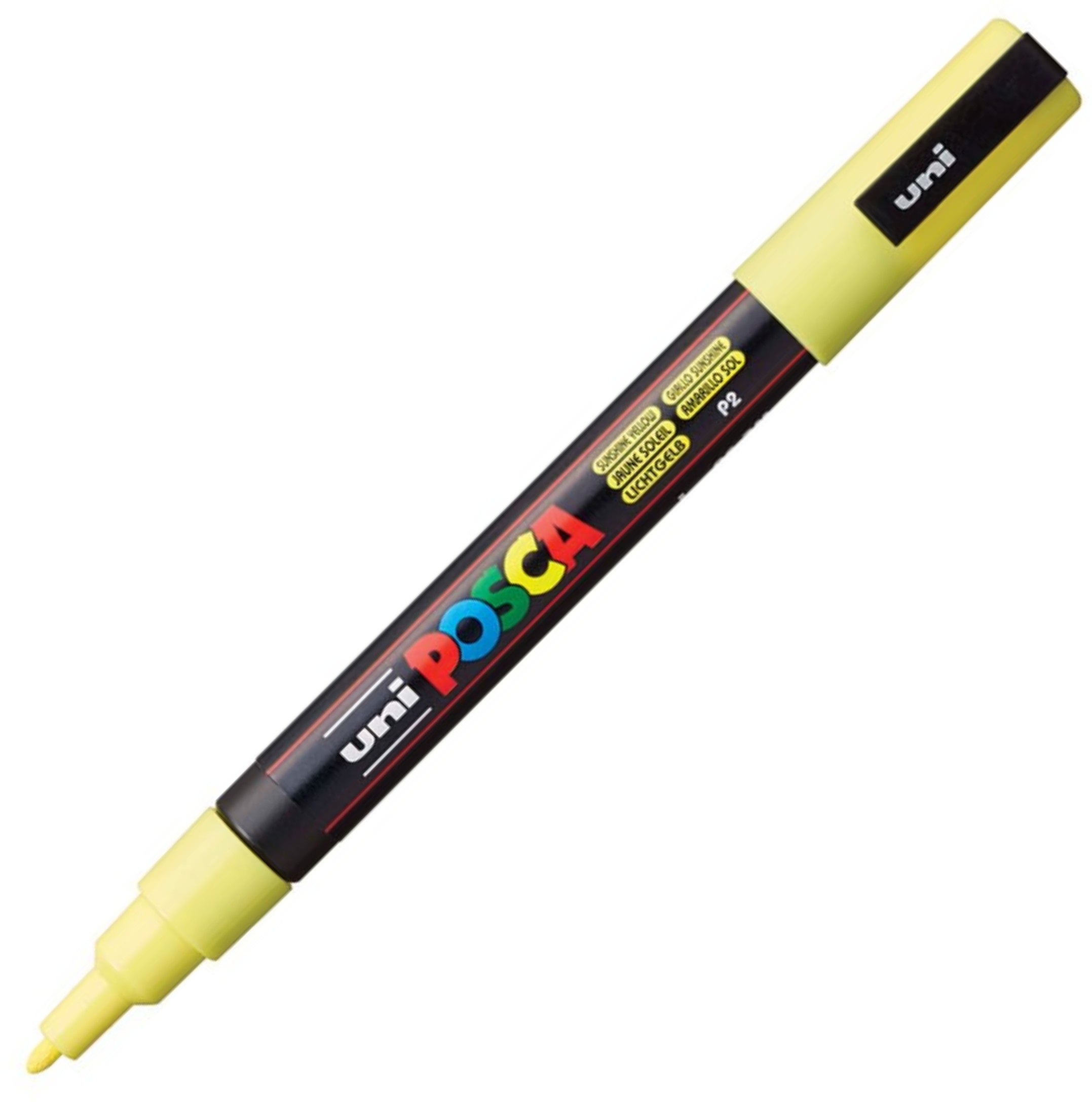 Pc-3 m pastelowy żółty marker posca uni | biuroweokazje.pl | Działaj śmiało!