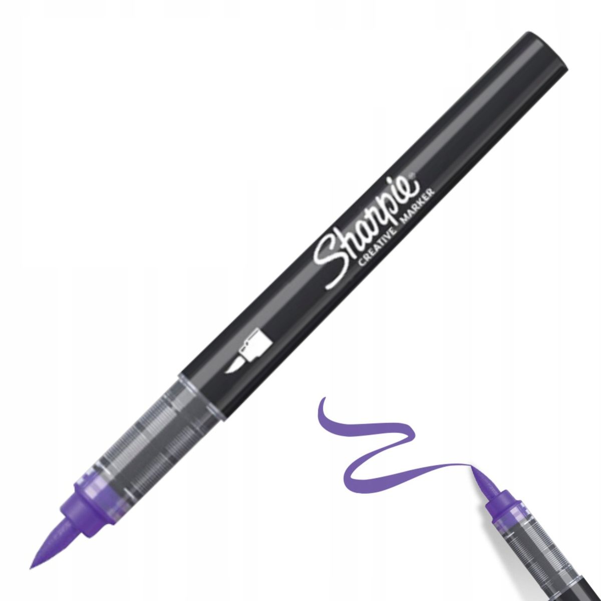 Sharpie kreatywny marker akrylowy brushpen lilac (fioletowy) | biuroweokazje.pl | Kup w promocji!