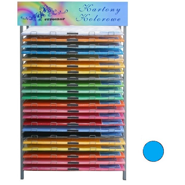 Karton kolorowy Typograf B1 230 g/m2 niebieski | biuroweokazje.pl | Kup bez wahania!