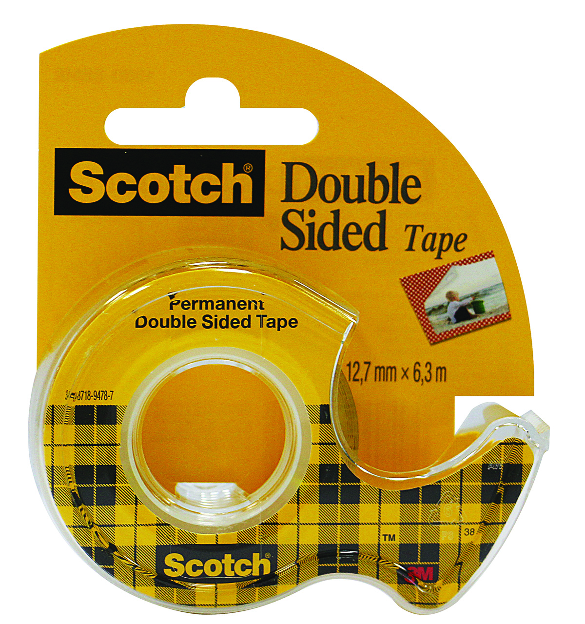 Taśma Scotch 136d 12 mm x 6,3 m dwustronna | biuroweokazje.pl | Skorzystaj dziś!