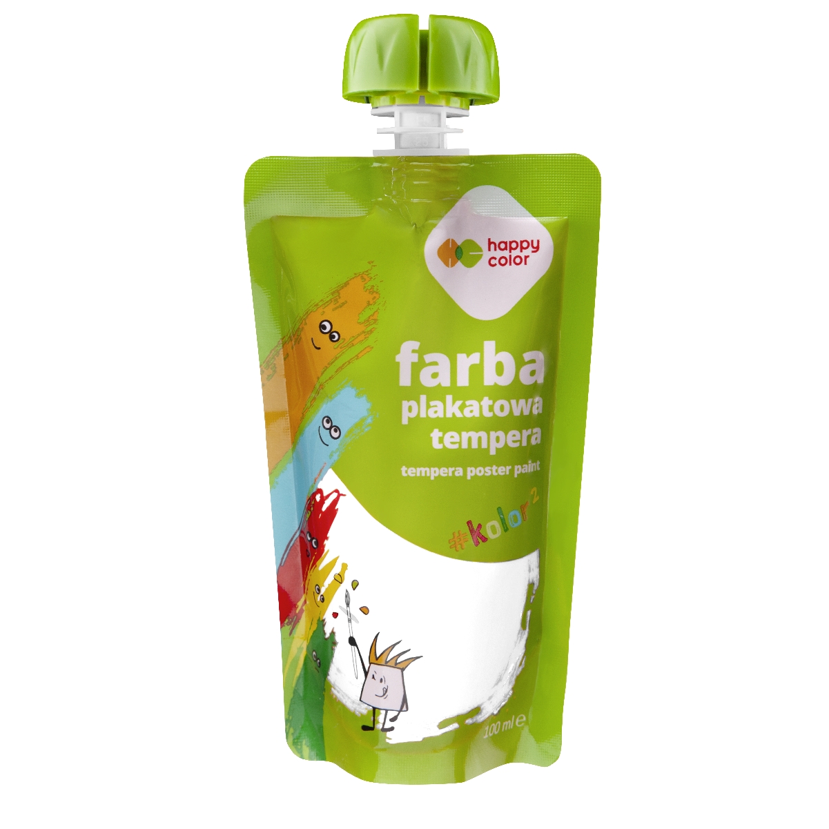 Farba plakatowa tempera w saszetce 100 ml biała | biuroweokazje.pl | Wybierz najlepsze!