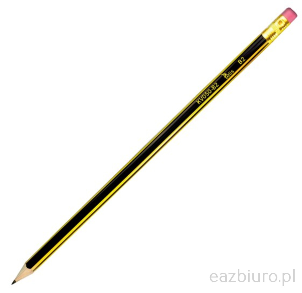 Ołówek Tetis z gumka kv050-B2 do biura | biuroweokazje.pl | Kup pewnie!