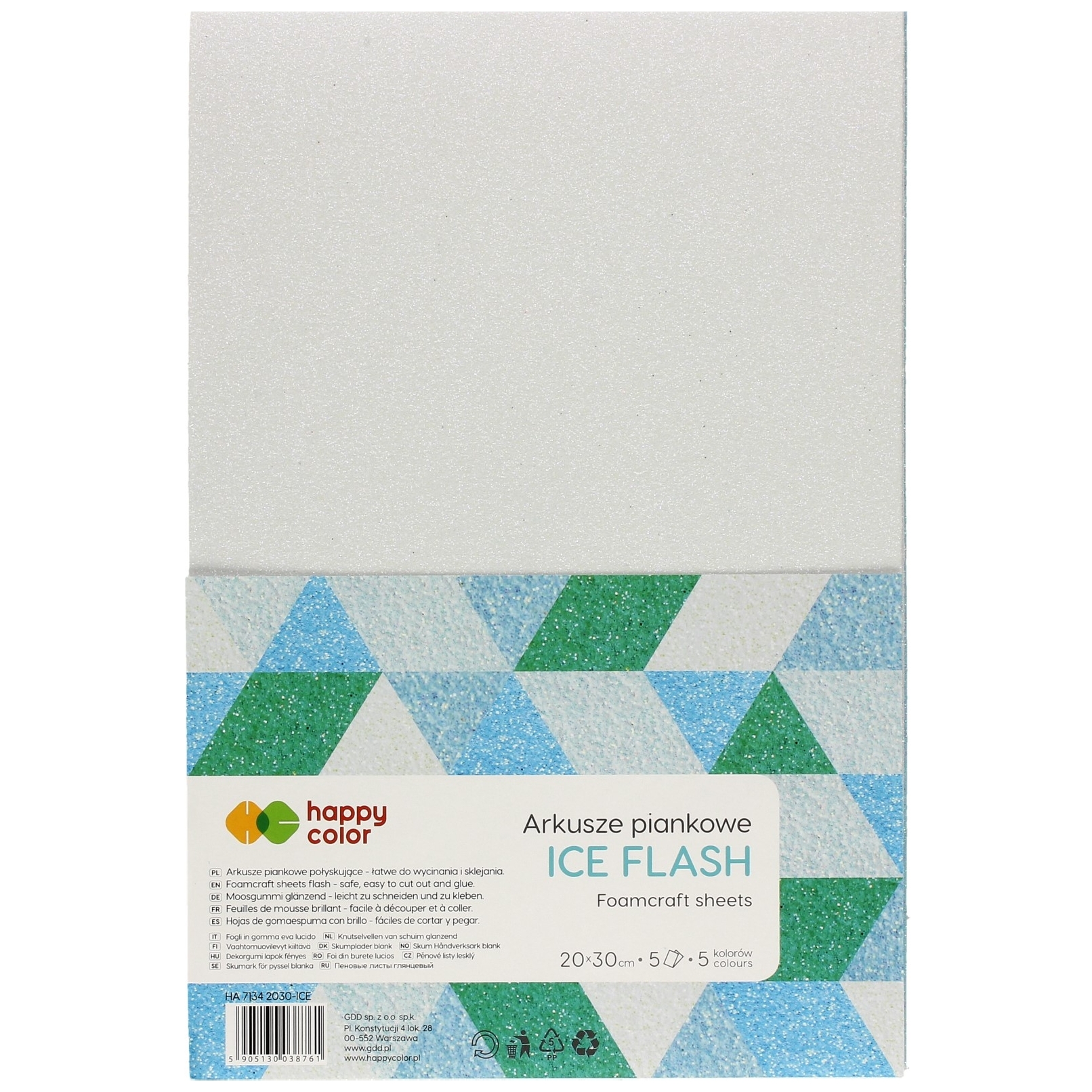 Arkusze piankowe ice flash , A4, 5 ark, 5 koloró | biuroweokazje.pl | Poznaj hit sprzedaży